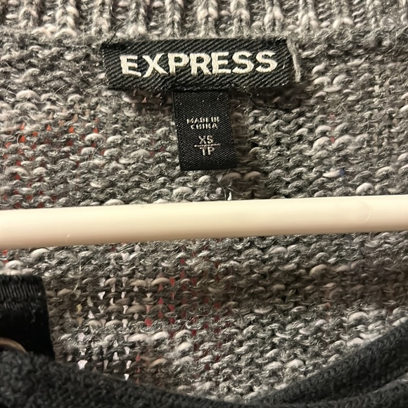 Express Lace Up Sweater - Picture 2 of 4